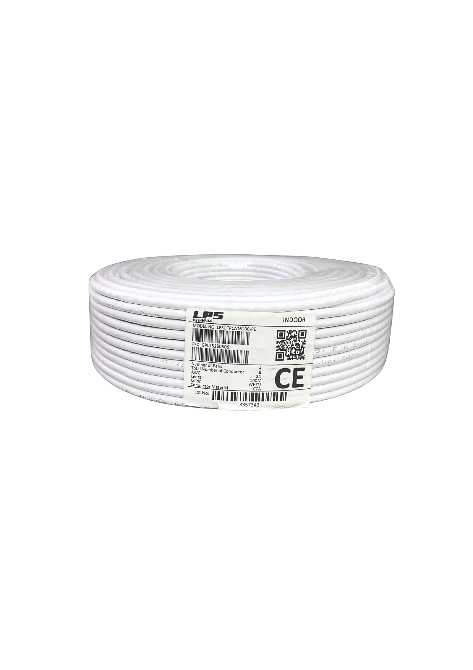 CABLE UTP CAT6 INTERIOR X 100 MTS 